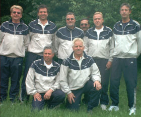 Die Herren 40 Mannschaft nach dem Sieg in Waldeck